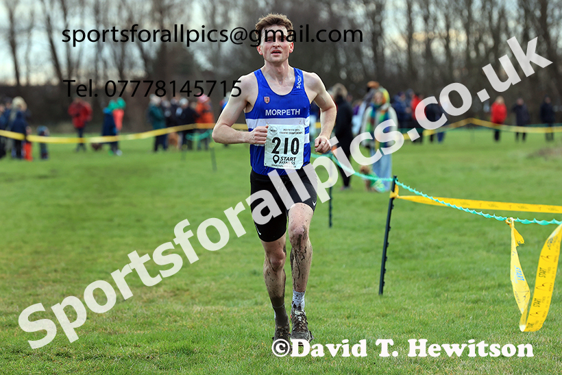 Senior mens 2024 NECAA Cross Country Champs., Temple Park, South Shields. Photo: David T. Hewitson/Sports for All Pics